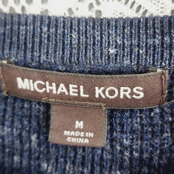 Michael Kors Wool Blend Crewneck Pullover Men's Sweater M - Picture 4 of 7